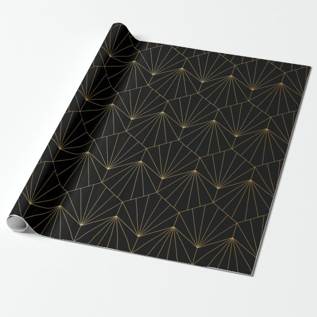 Modern diamond art deco seamless pattern. Trendy a Wrapping Paper (Unrolled)