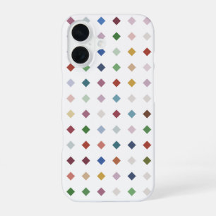 Modern Diamond Geometric Pattern iPhone 16 Case