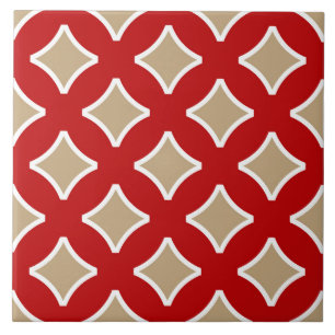 Modern, diamond shape, elegant pattern tile
