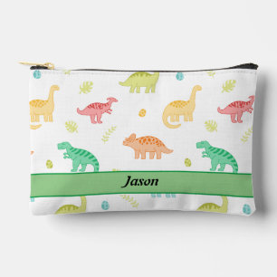 Modern Dinosaur Pattern Pencil Accessory Pouch