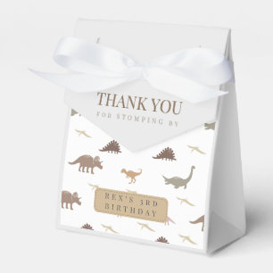 Modern Dinosaur Theme Party Favor Box Tent