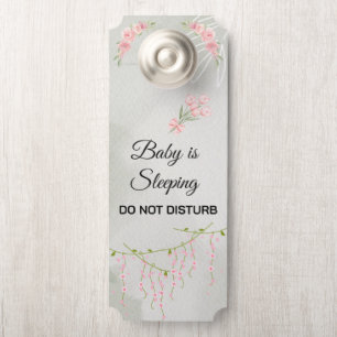 Modern Do Not Disturb Door Hanger
