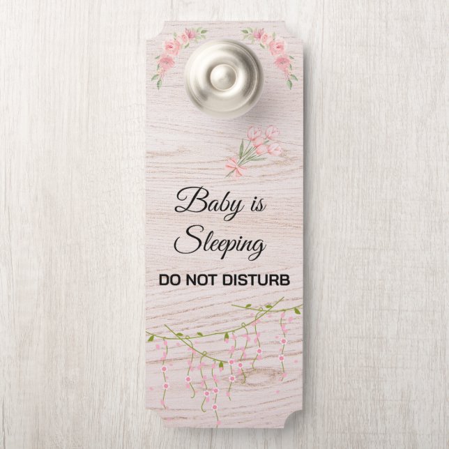 Modern Do Not Disturb Door Hanger (On Knob)