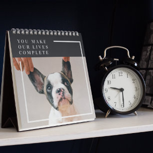 Modern Dog Photo   Dog Quote  Calendar
