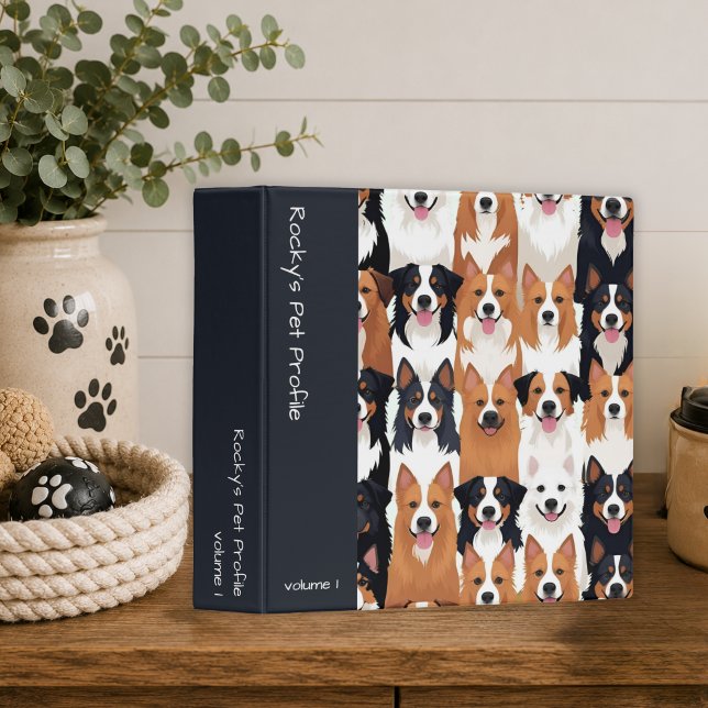 Modern Dog Records Organizer Binder (Creator Uploaded)