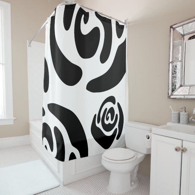 Modern Doodle 2 Black and White (In Situ)