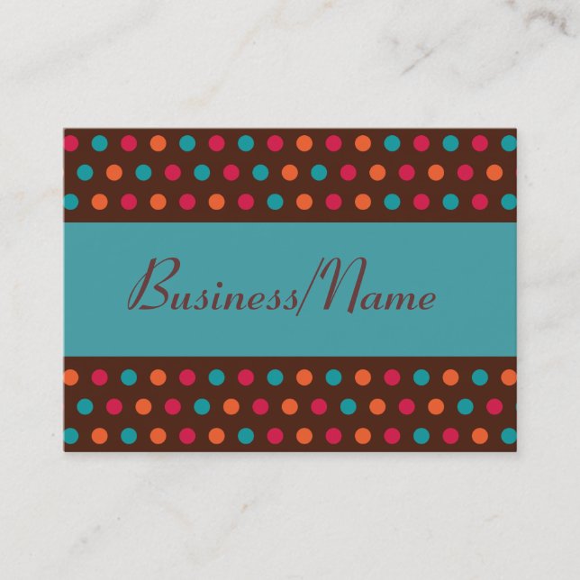 Modern Dot Business Card (Front)