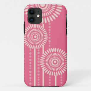 Modern Dots Flowers:Pink Barely There ID Case-Mate iPhone 11 Case