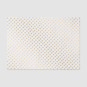 Modern Dots Pattern On White Background Tissue Paper