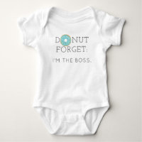 Modern Doughnut Forget Baby bodysuit one-piece