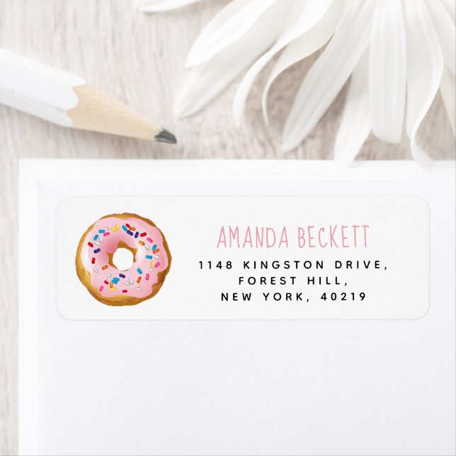 Modern Doughnut Girls Baby Shower Sprinkle (Insitu)