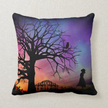 Modern Dream Tree Pillow