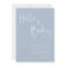 Modern Dusty Blue Boy Baby Shower