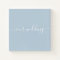 Modern Dusty Blue Elegant Simple Wedding Guest
