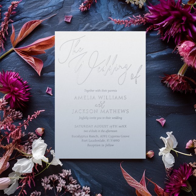 Modern Dusty Blue & Silver Wedding (Creator Uploaded)