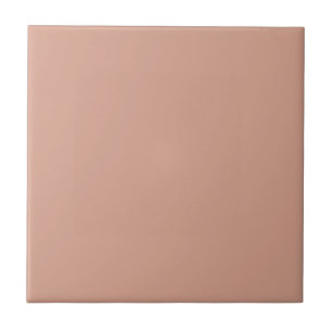 Modern Dusty Peach Pink Plain Solid Colour Tile