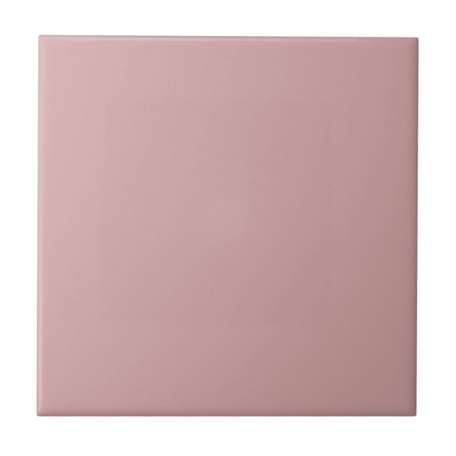 Modern Dusty Rose | Office Home Decor Winter Tile (Front)