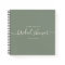 Modern Dusty Sage Chic Script Bridal Shower Guest