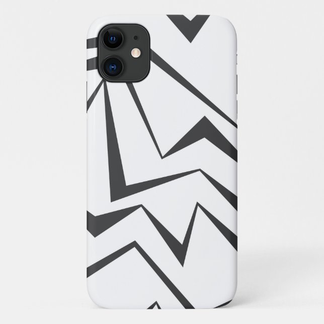 Modern, dynamic, simple, bold abstract graphic art Case-Mate iPhone case (Back)