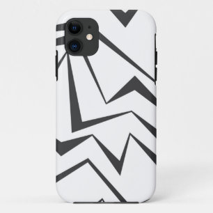 Modern, dynamic, simple, bold abstract graphic art iPhone 11 case