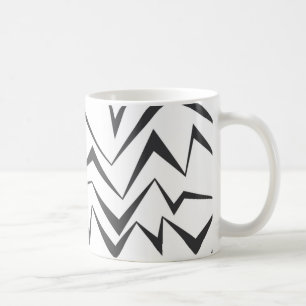 Modern, dynamic, simple, bold abstract graphic art coffee mug