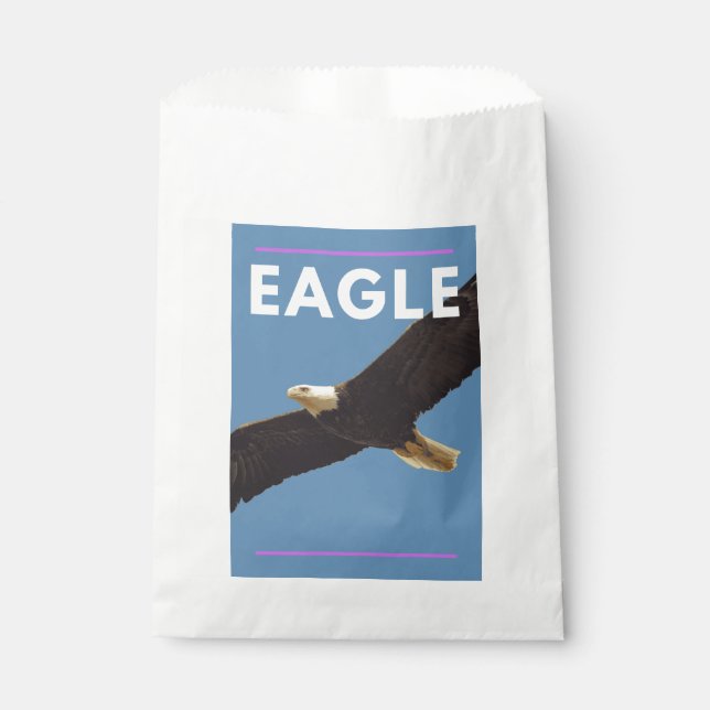 "Modern Eagle Design Favour Bag  (Front)