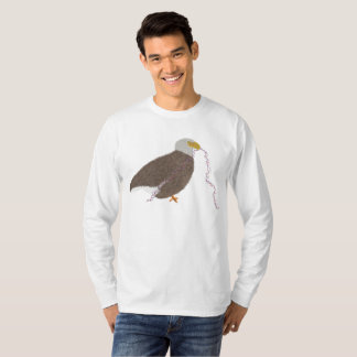 Modern eagle with red white and blue stars T-Shirt