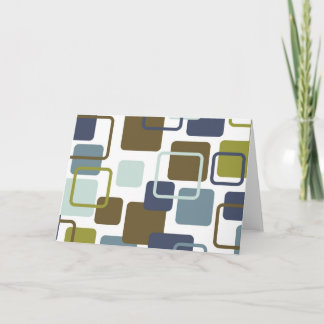 Modern Eames Rectangles 1 Card