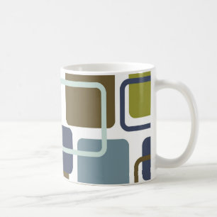 Modern Eames Rectangles 1 Coffee Mug