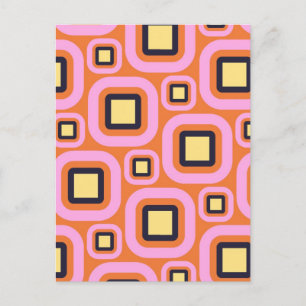 Modern Eames Rectangles 23 Postcard