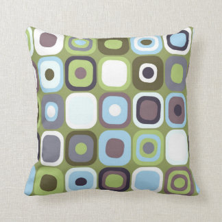 Modern Eames Rectangles 32 Throw Pillow