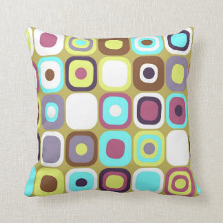 Modern Eames Rectangles 35 Throw Pillow