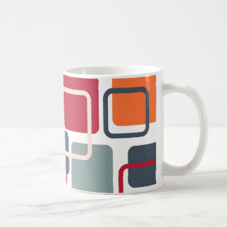 Modern Eames Rectangles 4 Coffee Mug