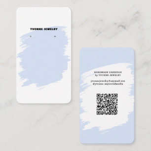 Modern Earring Display  Business Card