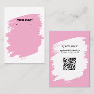 Modern Earring Display Business Card