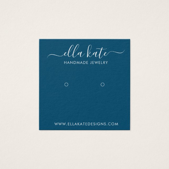 Modern Earring Display Card (Front)