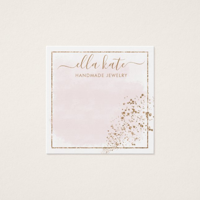 Modern Earring Display Card (Front)