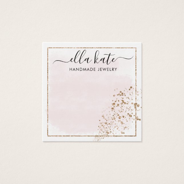 Modern Earring Display Card (Front)