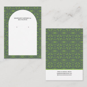 Modern Earring Display Holder Business Card