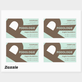 Modern earth colours big monogram sticker