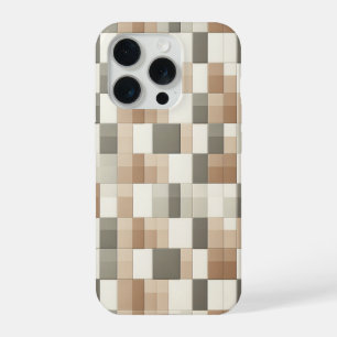 Modern Earth Tone Geometric Phone Case - Neutral