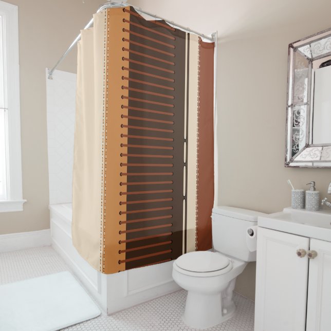 Modern Earth Tone – Minimalist Bathroom Décor (In Situ)