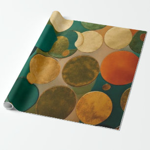 Modern Earthy Abstract  Wrapping Paper