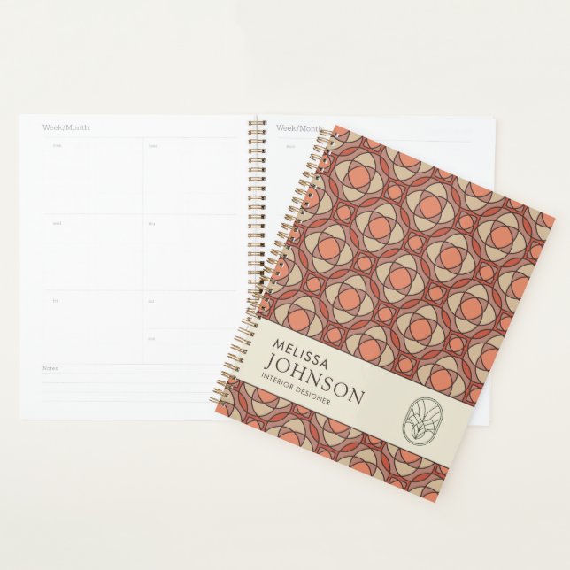Modern Earthy Mosaic Interior Designer Planner (Display)