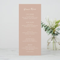 Modern Earthy Neutral Simple Wedding