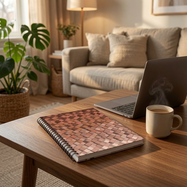 Modern Earthy Tones Mosaic Notebook (Creator Uploaded)