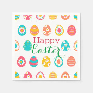 Modern Easter Egg Napkin