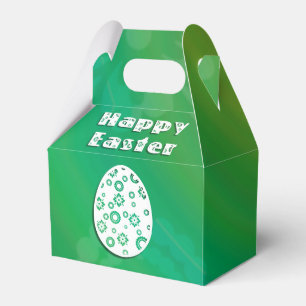 Modern Easter Egg Retro Paper Art Favor Box