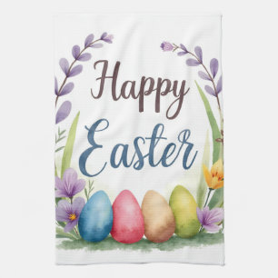 Modern Easter Eggs Beautiful Collection Kitchen Towel