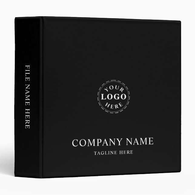 Modern Editable Binder with Custom Name Option (Front/Spine)